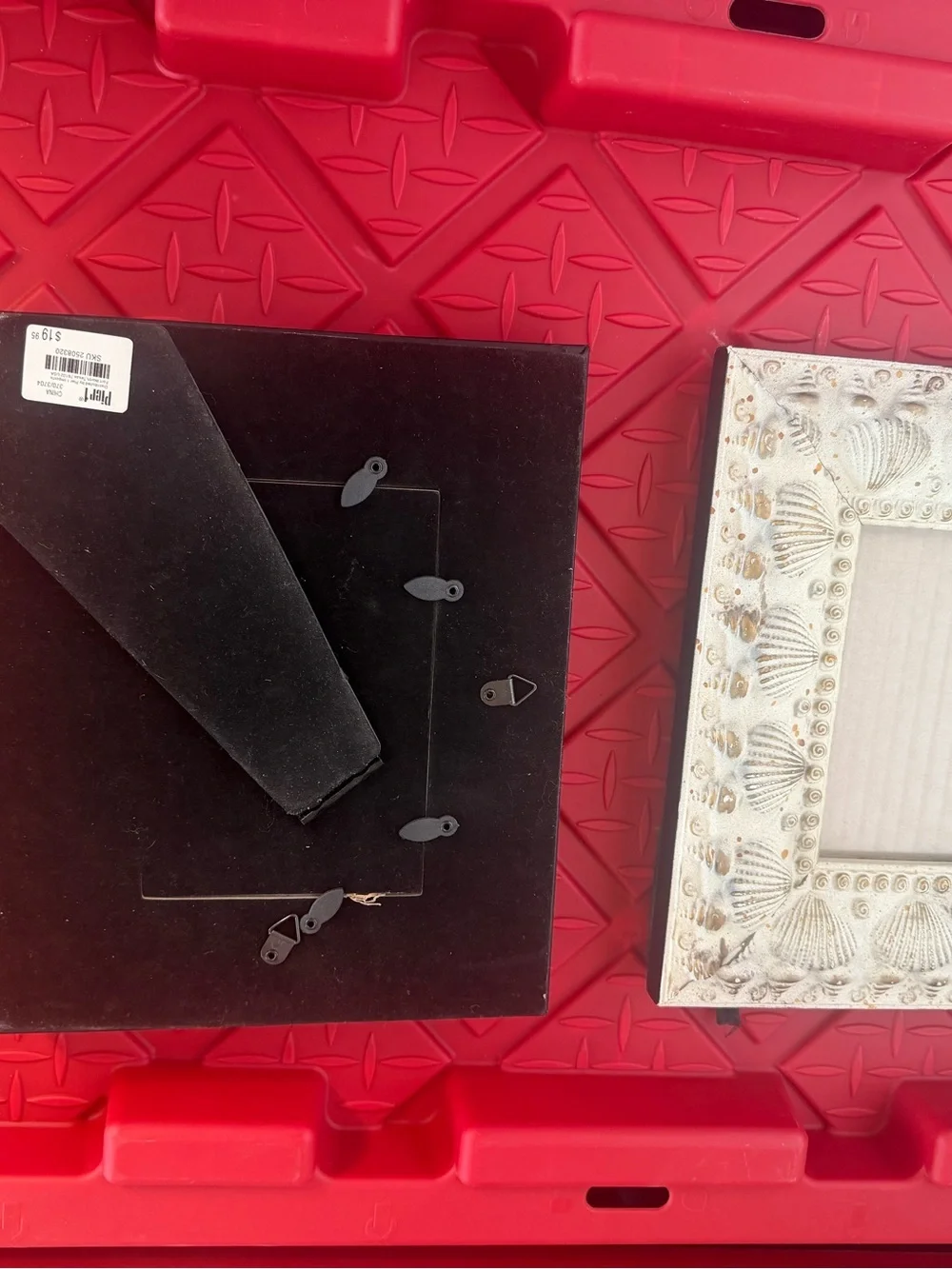 Pier 1 Photo Frames Wall Accent with Sea Shells